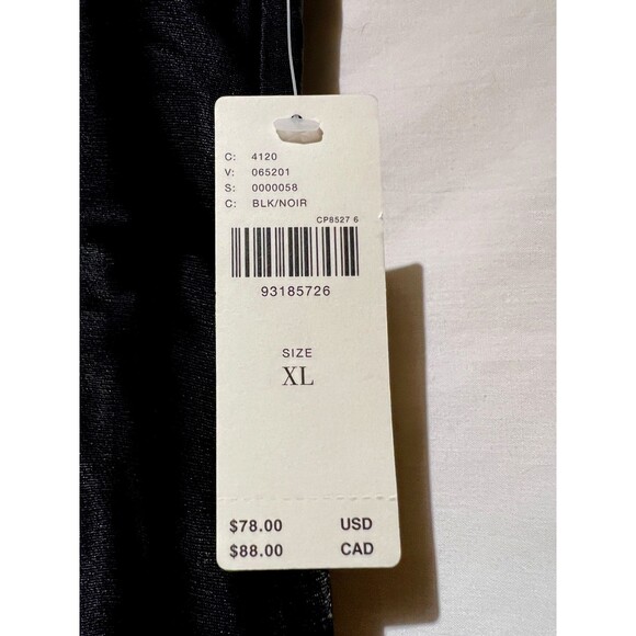 ANTHROPOLOGIE BLACK ABOVE THE KNEE LENGTH SKIRT NWT SIZE XL - Picture 4 of 7